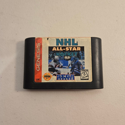 NHL All-Star Hockey 95 Sega Genesis (Loose)(Condition-)