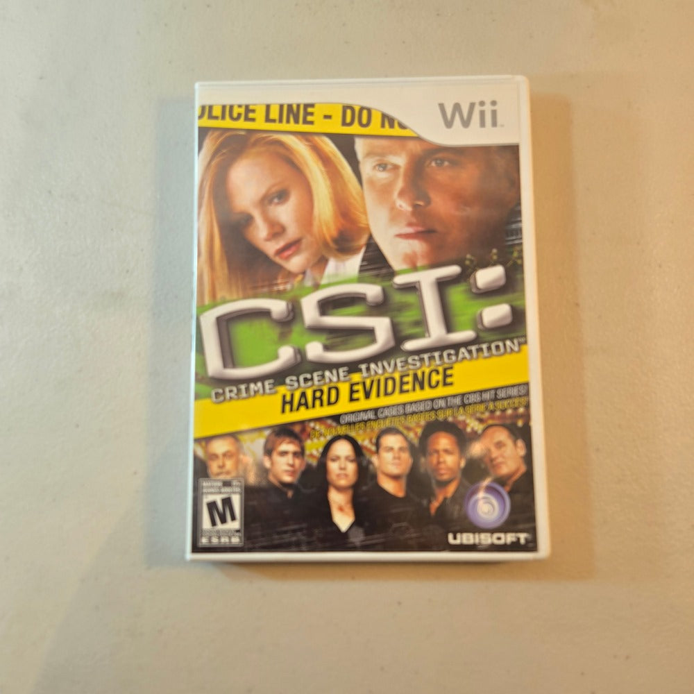 CSI Hard Evidence Wii   (Cib)