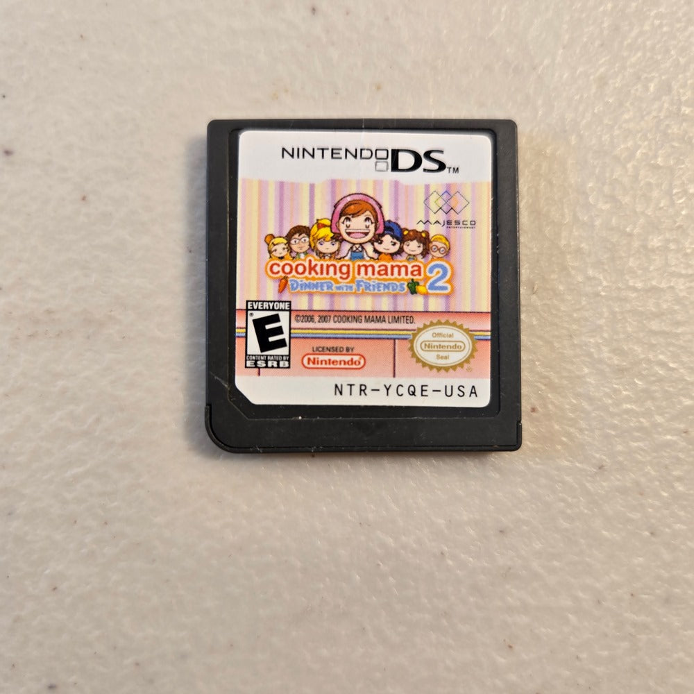 Cooking Mama 2 Dinner With Friends Nintendo DS  (Loose)