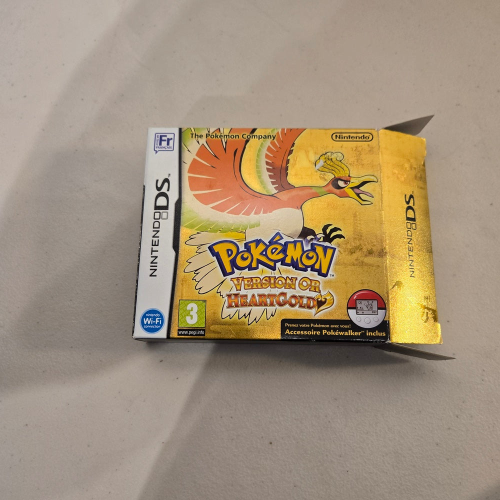 Pokemon HeartGold Version [Pokewalker] Nintendo DS  (CIB) Francais / French