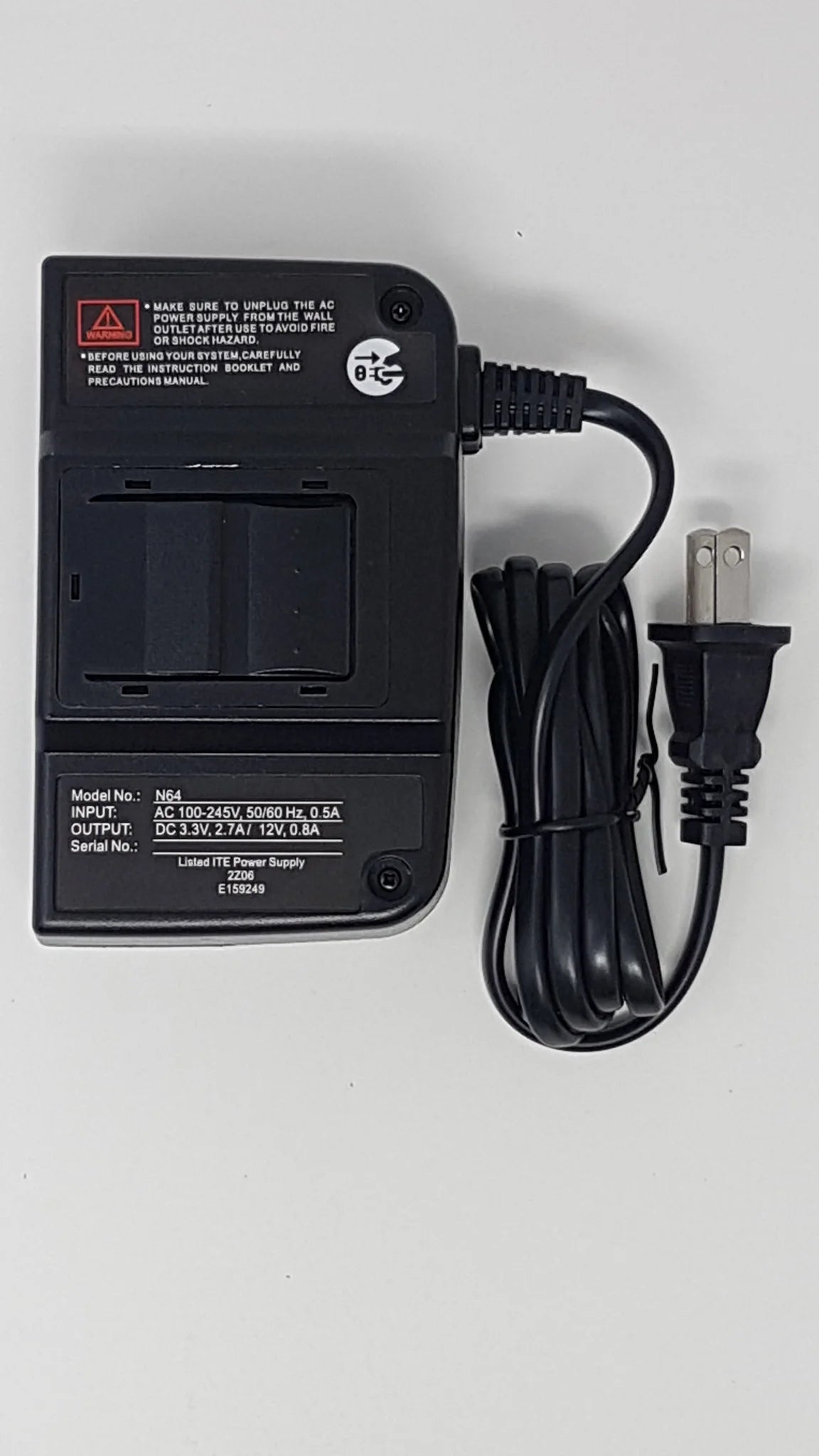 POWER SUPPLY AC ADAPTER FOR NINTENDO 64 | N64