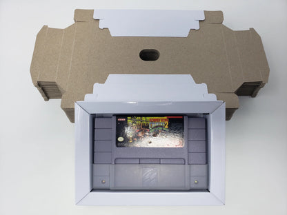 5 Pcs Cartouche Plateau en Carton pour Super Nintendo | Snes - Incrustation Intérieure