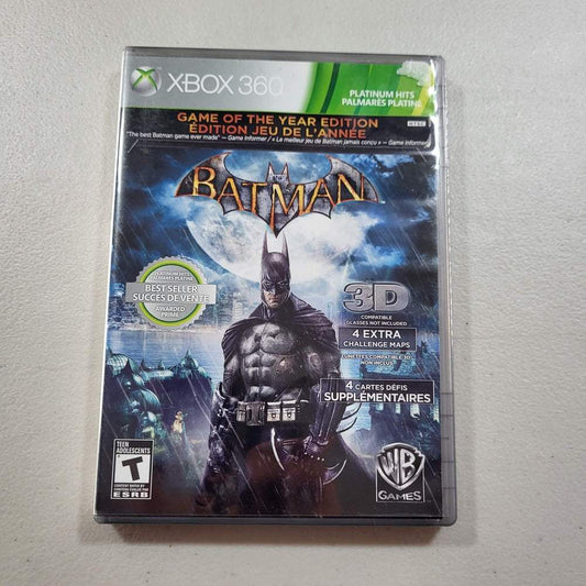 Batman: Arkham Asylum [Game Of The Year] Xbox 360 (Cib) -- Jeux Video Hobby 