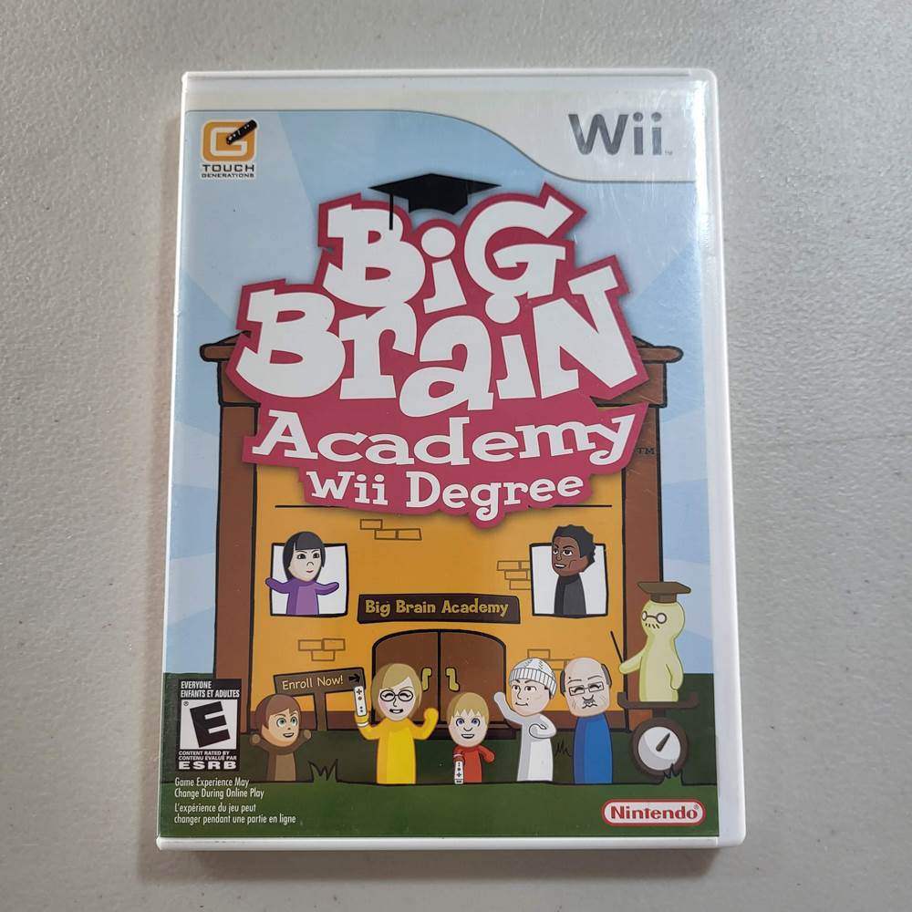 Big Brain Academy Wii Degree Wii (Cib) -- Jeux Video Hobby 