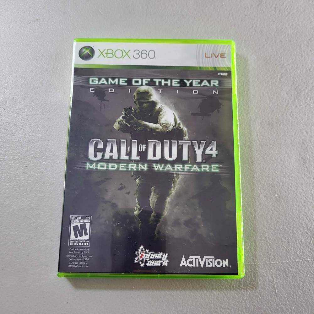 Call Of Duty 4 Modern Warfare [Game Of The Year] Xbox 360 (Cib) -- Jeux Video Hobby 