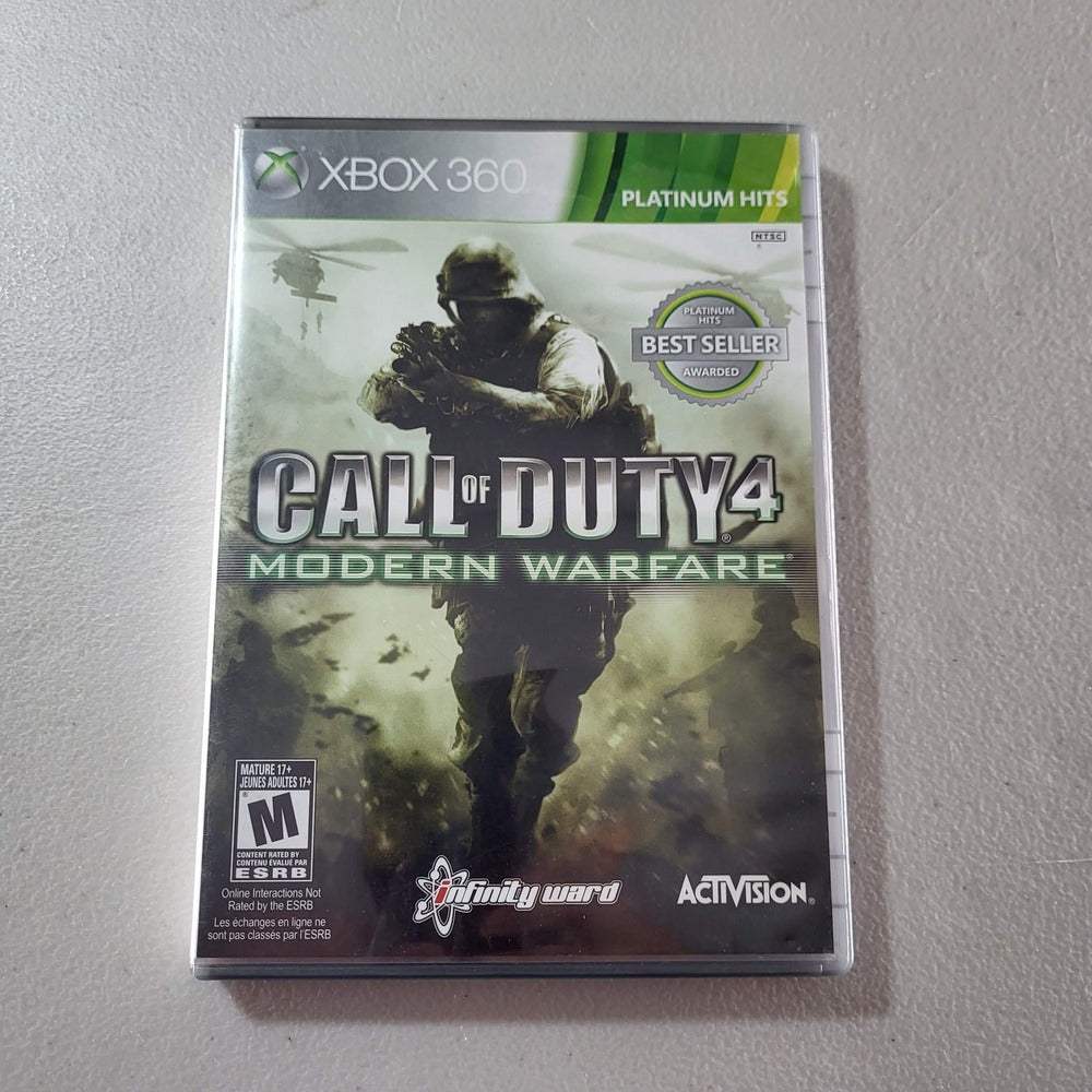 Call Of Duty 4 Modern Warfare [Platinum Hits] Xbox 360 (Cb) -- Jeux Video Hobby 