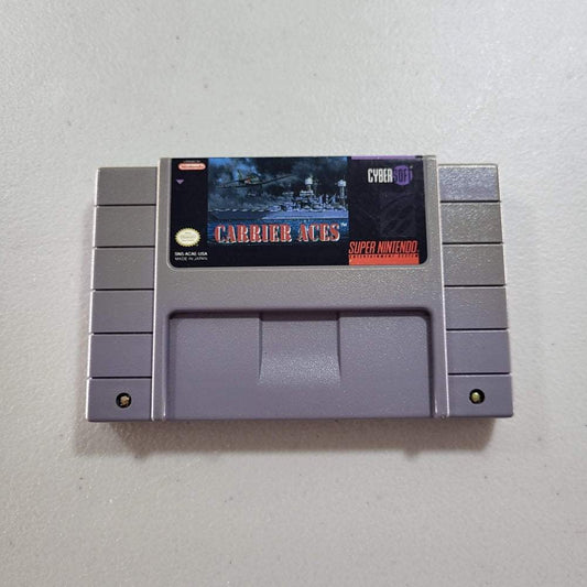 Carrier Aces Super Nintendo (Loose) -- Jeux Video Hobby 