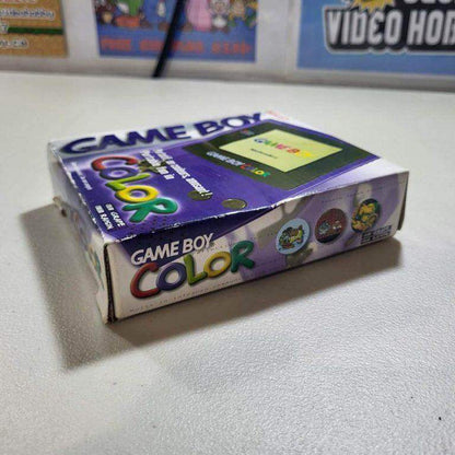 Console Game Boy Color Grape GameBoy Color (Cib) (Box Condition-) -- Jeux Video Hobby 