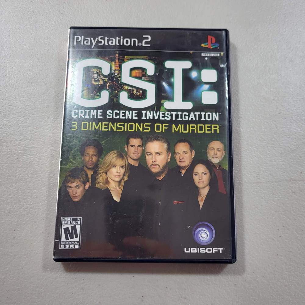 CSI 3 Dimensions Of Murder Playstation 2 (Cib) -- Jeux Video Hobby 