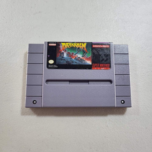 Drakkhen Super Nintendo (Loose) -- Jeux Video Hobby 