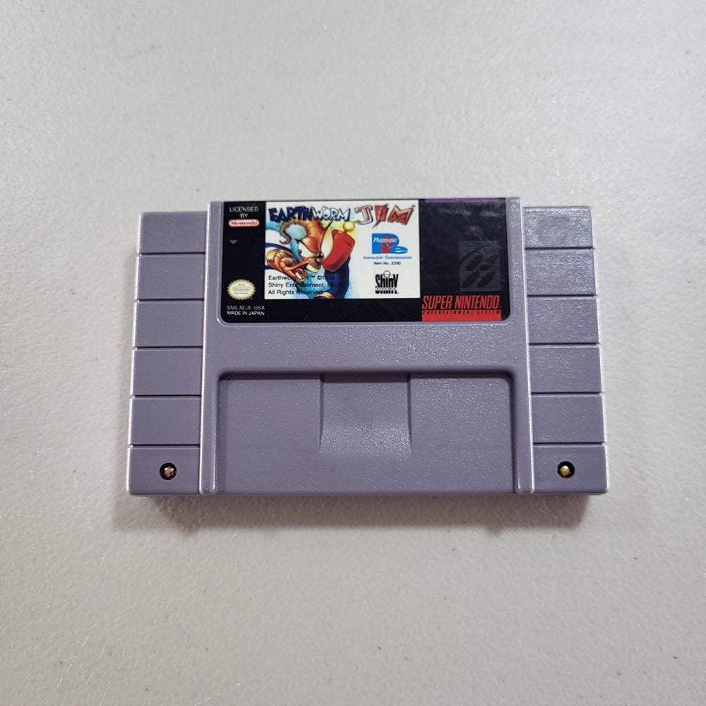 Earthworm Jim Super Nintendo (Loose) -- Jeux Video Hobby 