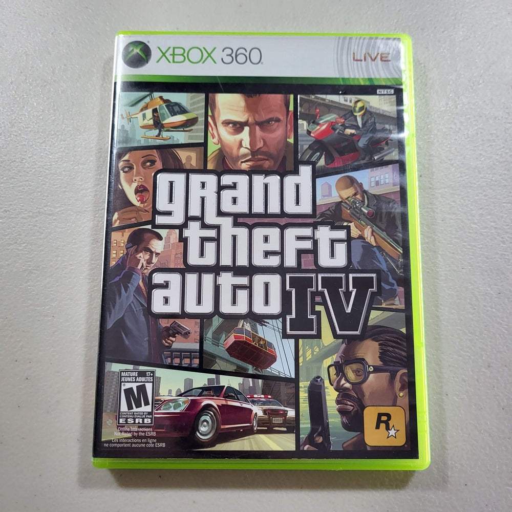 Grand Theft Auto IV Xbox 360 (Cb) -- Jeux Video Hobby 