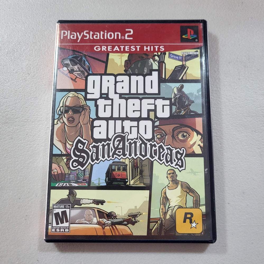 Grand Theft Auto San Andreas [Greatest Hits] Playstation 2 (Cib) -- Jeux Video Hobby 