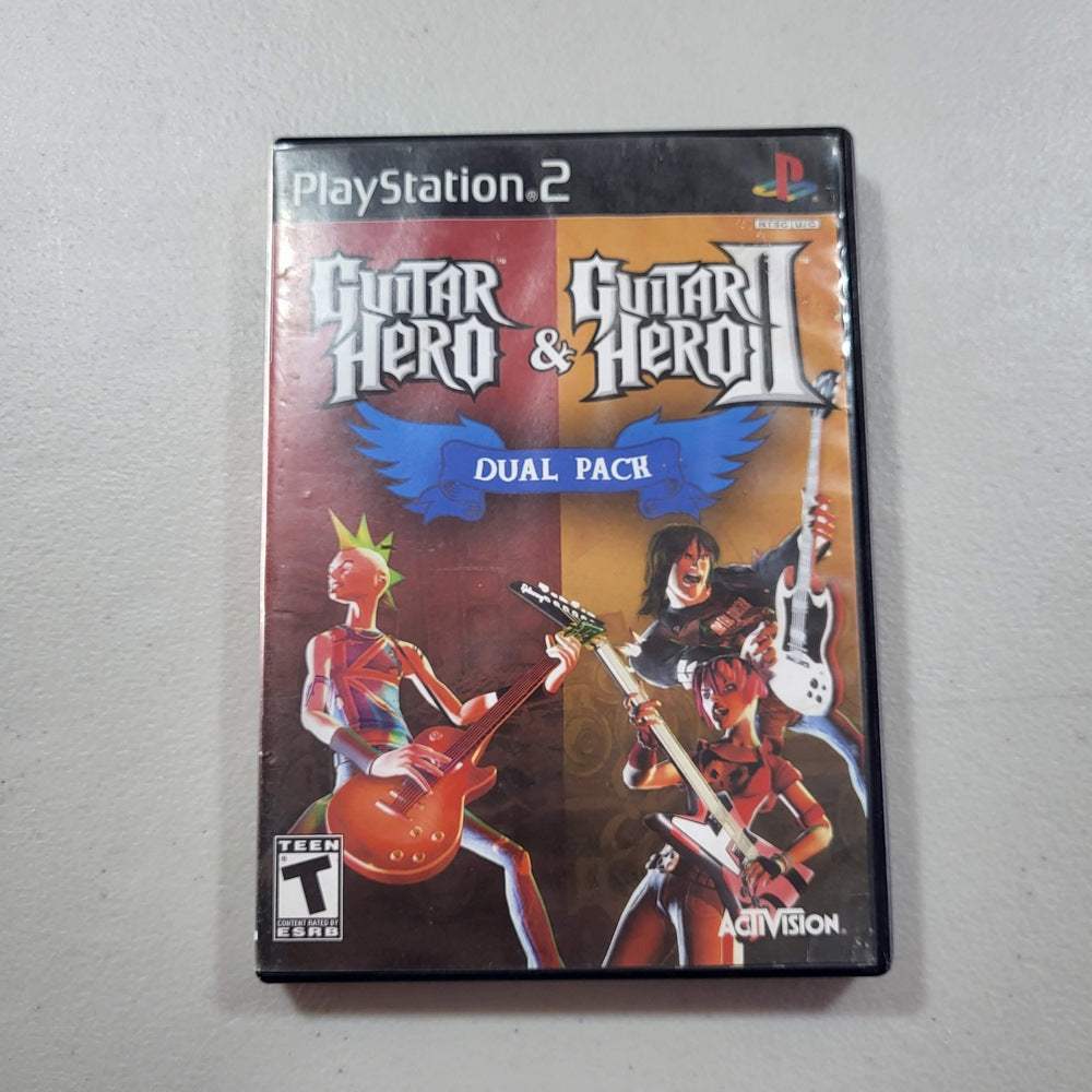 Guitar Hero & Guitar Hero 2 Dual Pack Playstation 2 (Cib) 2 Games in 1 -- Jeux Video Hobby 