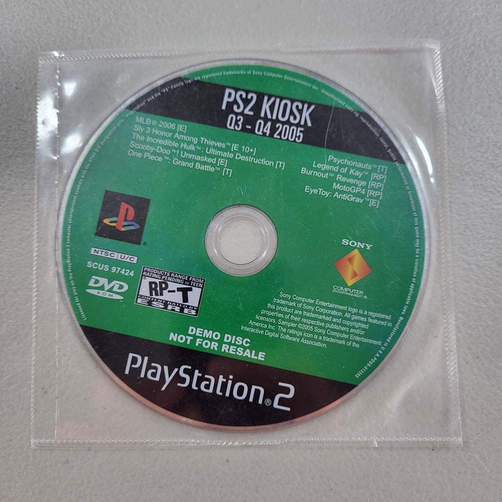 Kiosk Demo Disc Q3-Q4 2005 Playstation (Loose) -- Jeux Video Hobby 