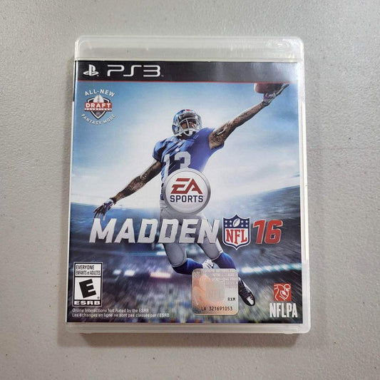 Madden NFL 16 Playstation 3(Cib) -- Jeux Video Hobby 