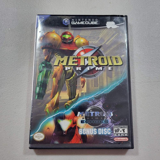 Metroid Prime [Echoes Bonus Disc] Gamecube (Cib) -- Jeux Video Hobby 