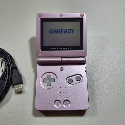 Pearl Pink Gameboy Advance SP [AGS-001] XU1908567608 -- Jeux Video Hobby 