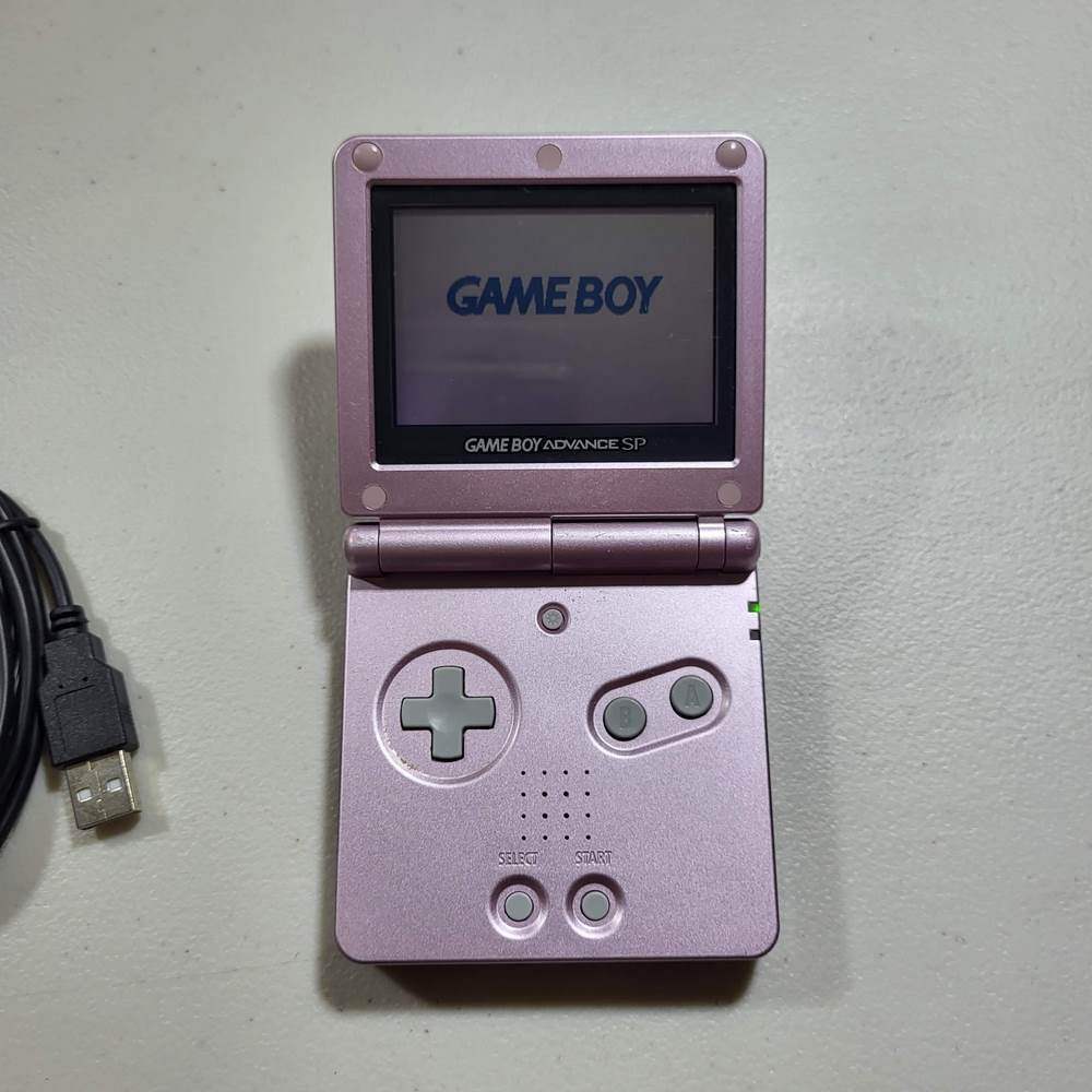 Pearl Pink Gameboy Advance SP [AGS-001] XU1908567608 -- Jeux Video Hobby 