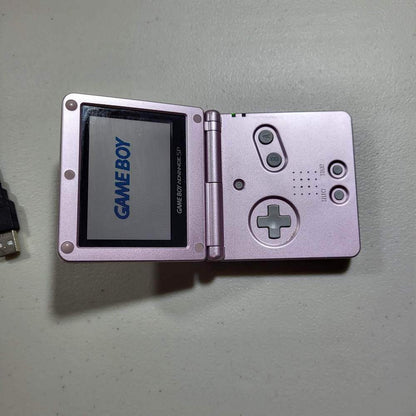 Pearl Pink Gameboy Advance SP [AGS-001] XU1908567608 -- Jeux Video Hobby 