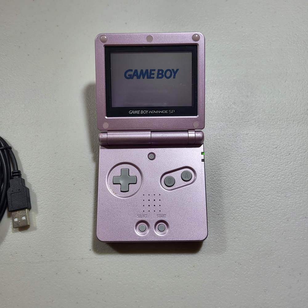 Pearl Pink Gameboy Advance SP [AGS-001] XU1908567608 -- Jeux Video Hobby 