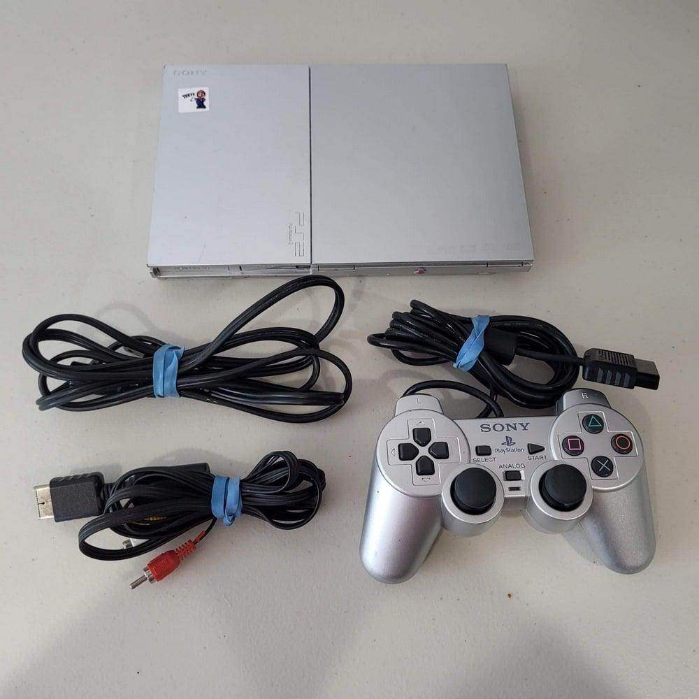 Console System PS2 Playstation 2 Slim Silver System Console – Jeux Video  Hobby Retro Gaming Canada