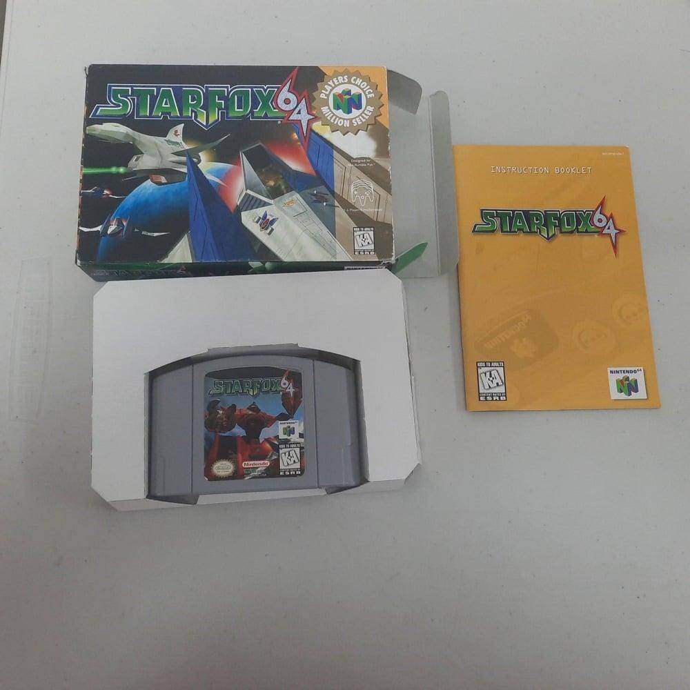 Star Fox 64 [Player's Choice] Nintendo 64 (Cib) -- Jeux Video Hobby 