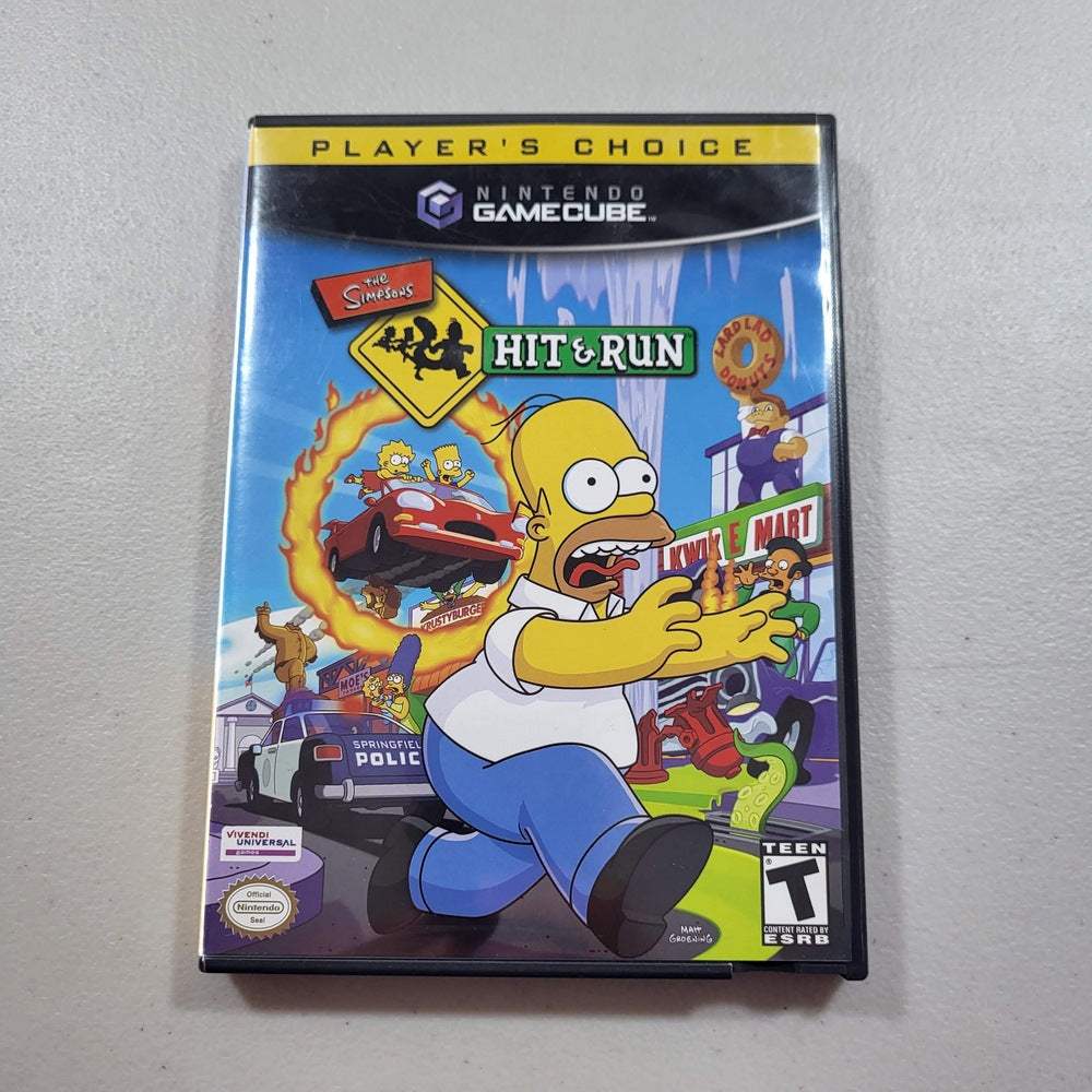 The Simpsons Hit And Run [Player's Choice] Gamecube (Cb) -- Jeux Video Hobby 