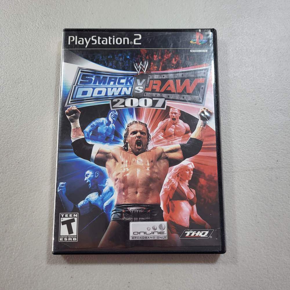 WWE Smackdown Vs. Raw 2007 Playstation 2 (Cib) -- Jeux Video Hobby 