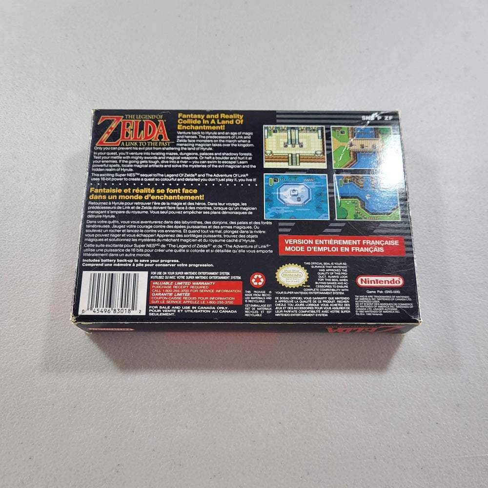 Zelda Link To The Past Super Nintendo (Cib) French/Francais -- Jeux Video Hobby 