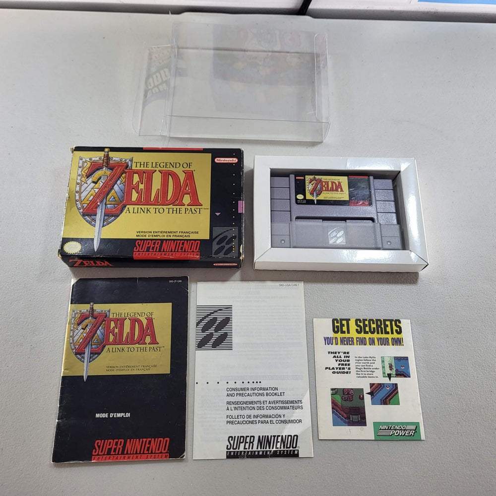 Zelda Link To The Past Super Nintendo (Cib) French/Francais -- Jeux Video Hobby 