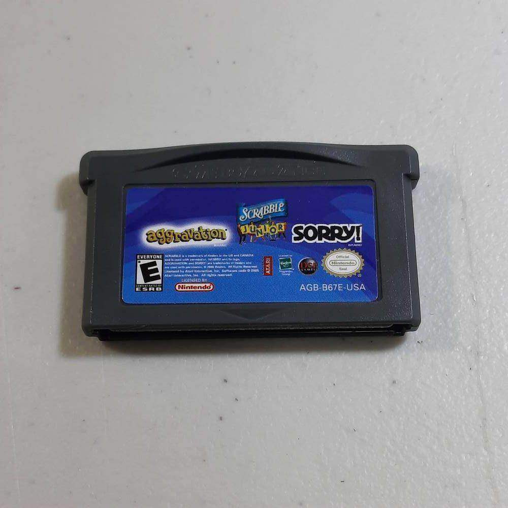 Aggravation / Sorry / Scrabble Jr GameBoy Advance (Loose) -- Jeux Video Hobby 