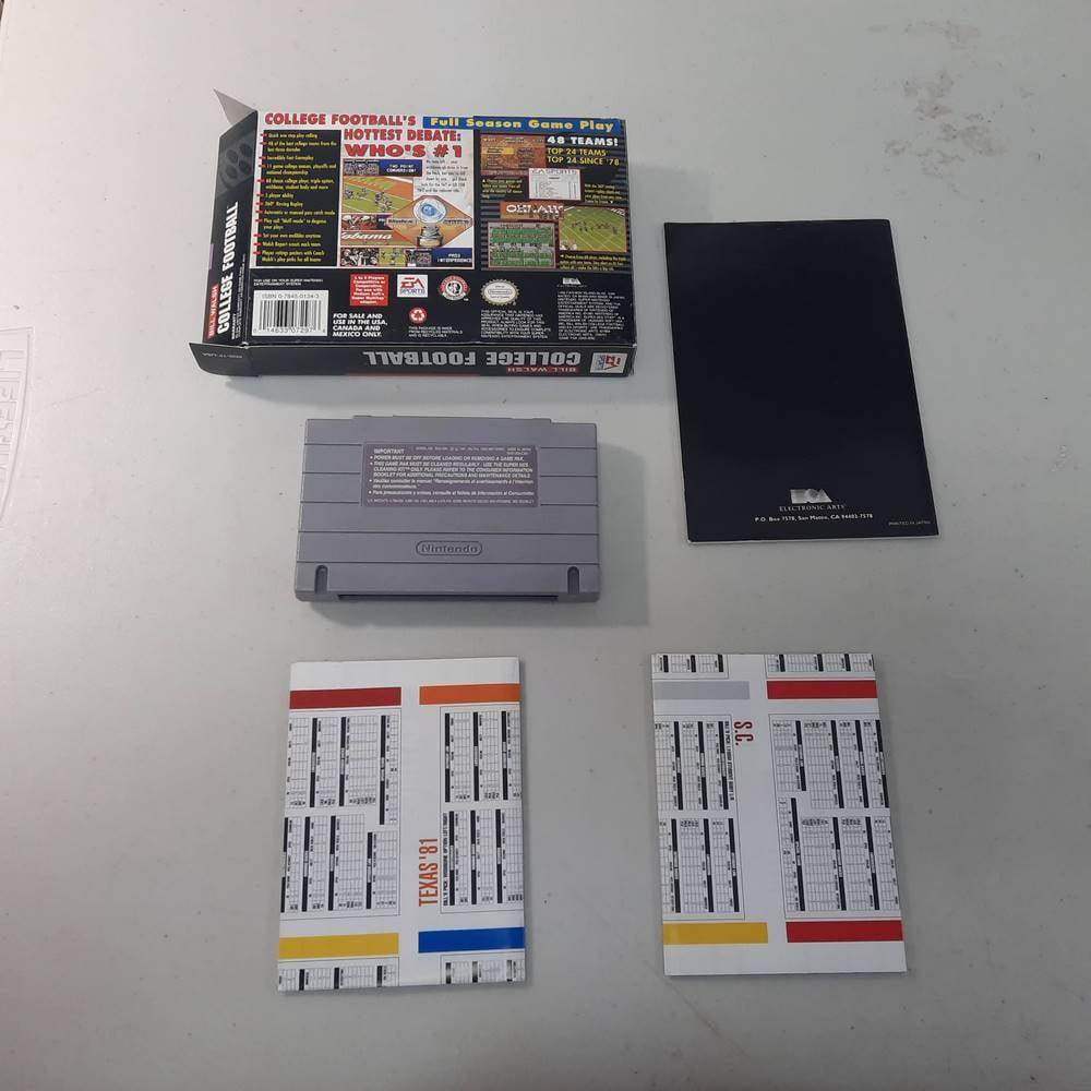 Bill Walsh College Football Super Nintendo (Cib) -- Jeux Video Hobby 