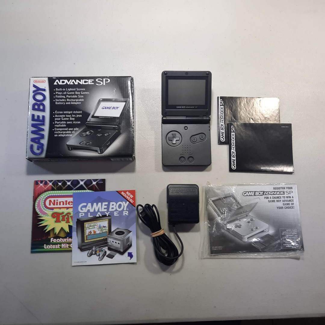 Console Black Onyx Gameboy Advance GBA SP [AGS-001] (Cib) XU140672624
