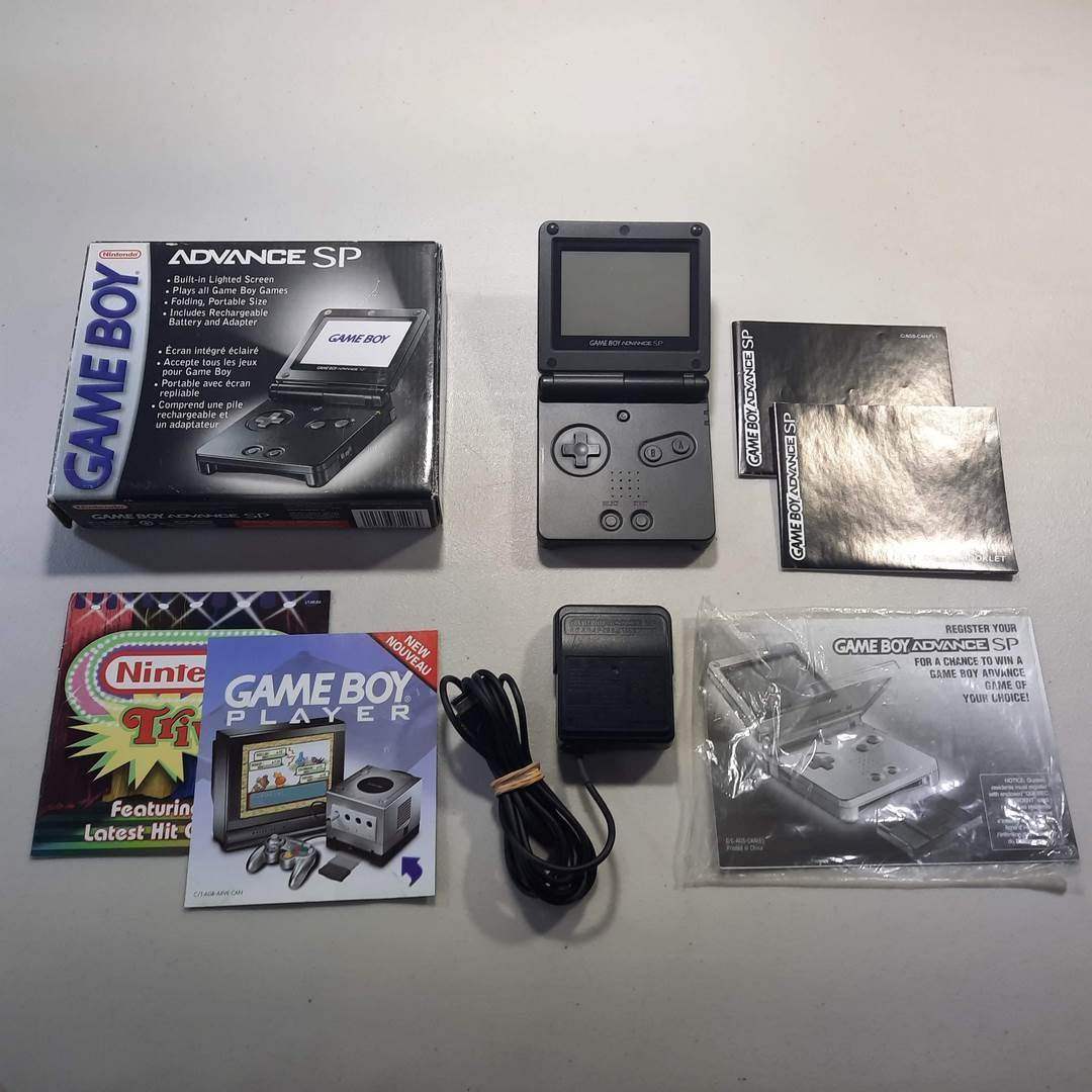 Console Black Onyx Gameboy Advance GBA SP [AGS-001] (Cib 