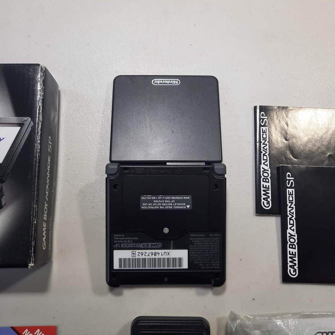 Console Black Onyx Gameboy Advance GBA SP [AGS-001] (Cib) XU140672624