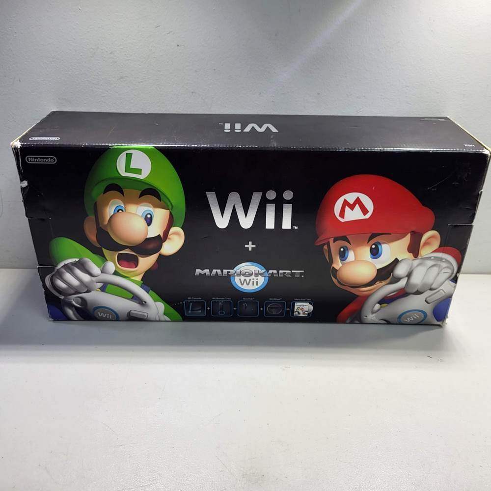 Nintendo wii mario kart hot sale bundle