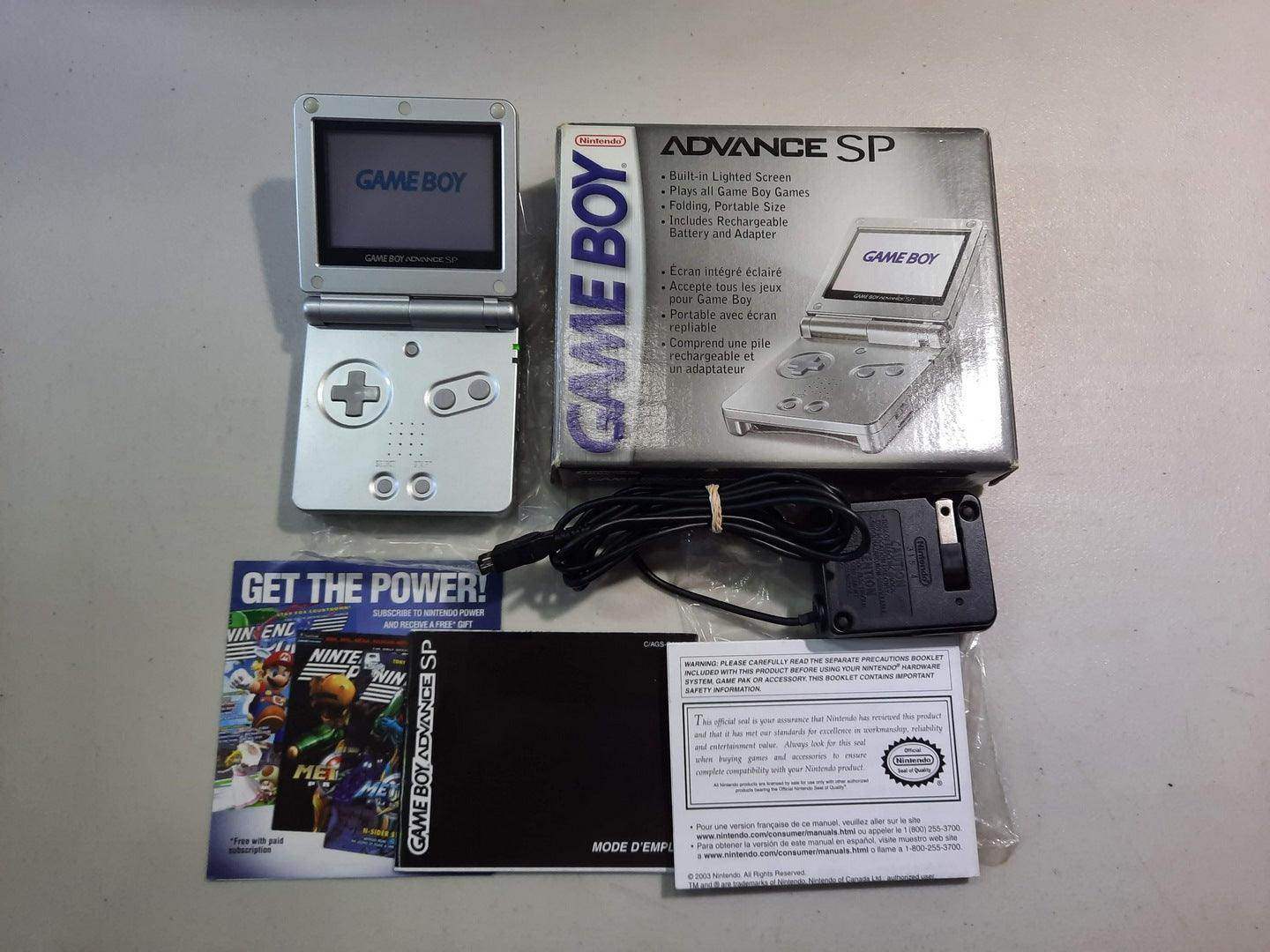 Platinum Gameboy Advance SP Console [AGS-001] (Cib) – Jeux Video 