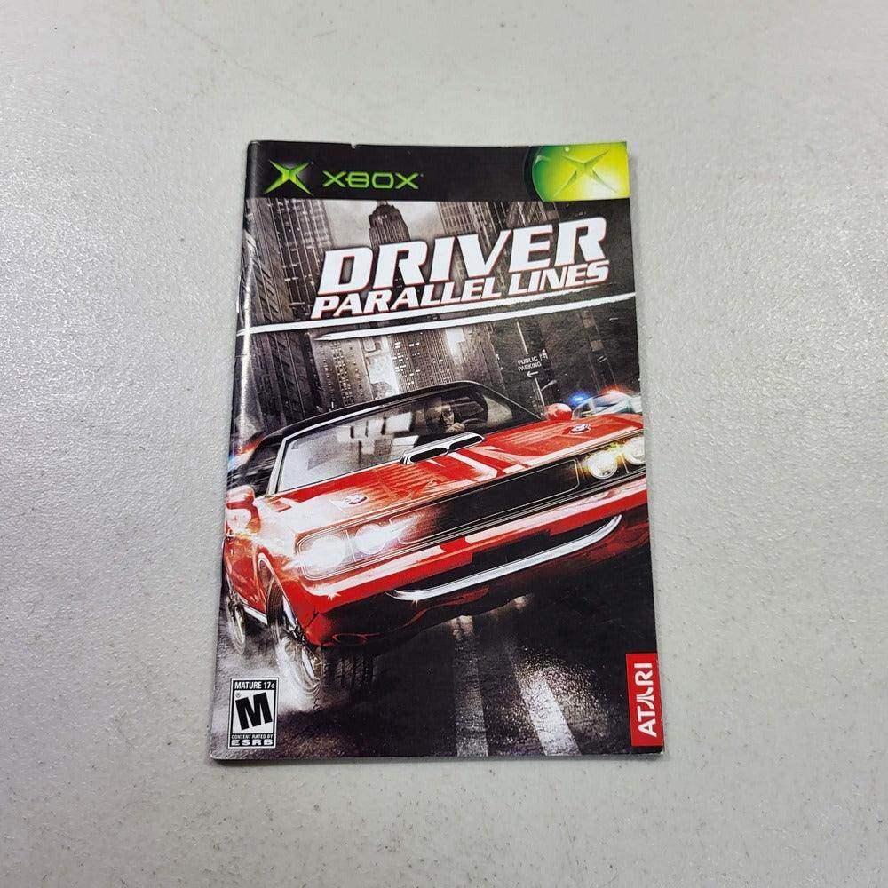 Driver Parallel Lines Xbox (Instruction) *Anglais/English -- Jeux Video Hobby 