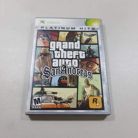 Grand Theft Auto San Andreas [Platinum Hits] Xbox (Cib) -- Jeux Video Hobby 