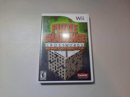 Puzzle Challenge Crosswords And More Wii (Cib) -- Jeux Video Hobby 