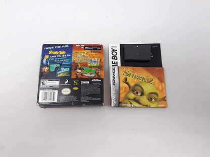 Shrek 2 and Shark Tale 2 in 1 GameBoy Advance (Cib) -- Jeux Video Hobby 