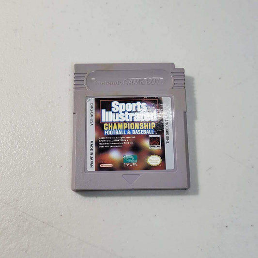 Sports Illustrated Championship Football & Baseball GameBoy (Loose) -- Jeux Video Hobby 