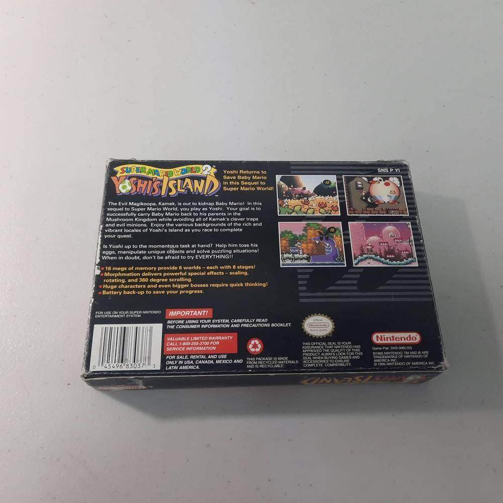 Super Mario World 2 Yoshi's Island Super Nintendo (Cib) (Condition-) -- Jeux Video Hobby 