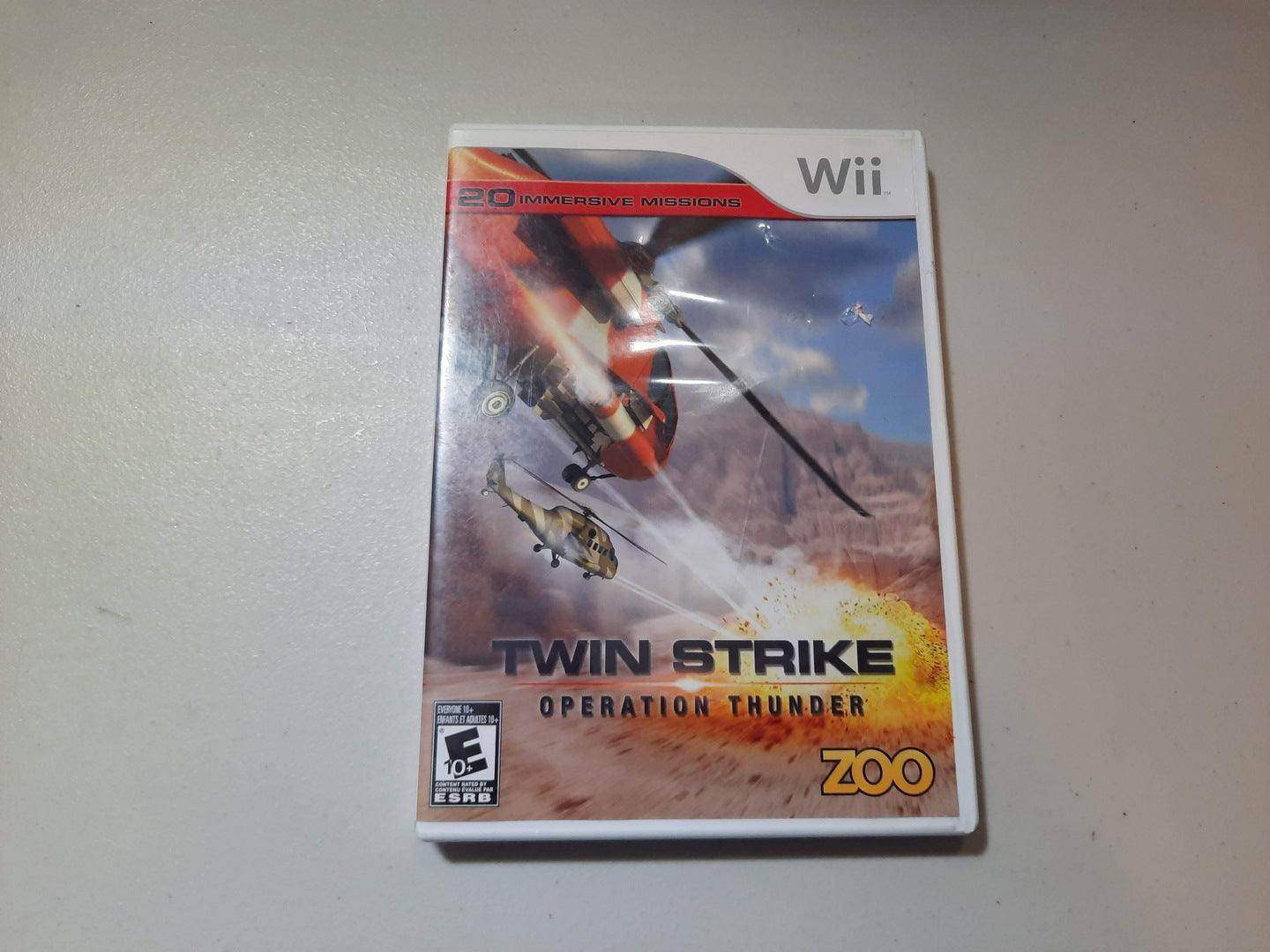 Twin Strike Operation Thunder Wii (Cib) -- Jeux Video Hobby 