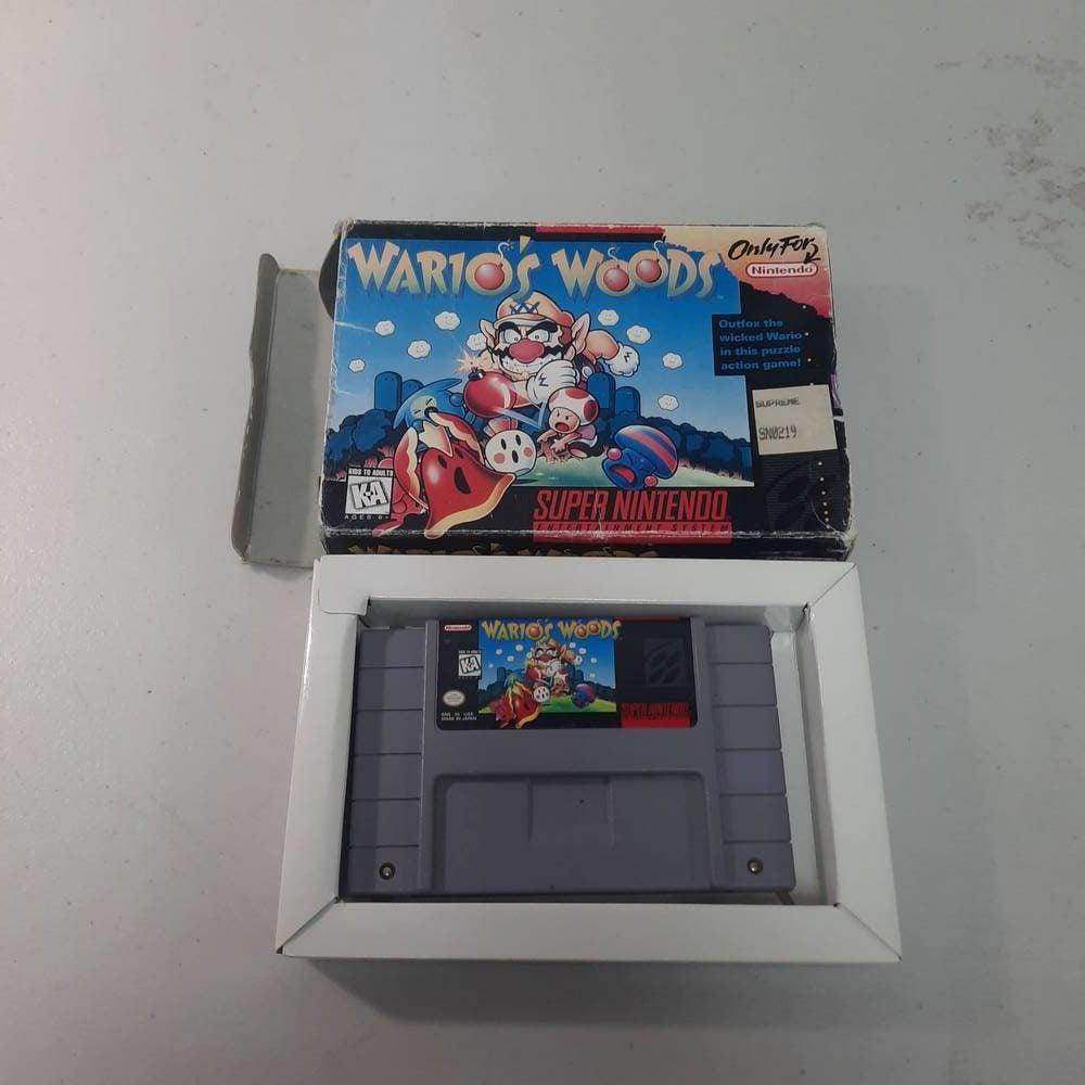 Wario's Woods Super Nintendo (Cb) (Condition-) -- Jeux Video Hobby 