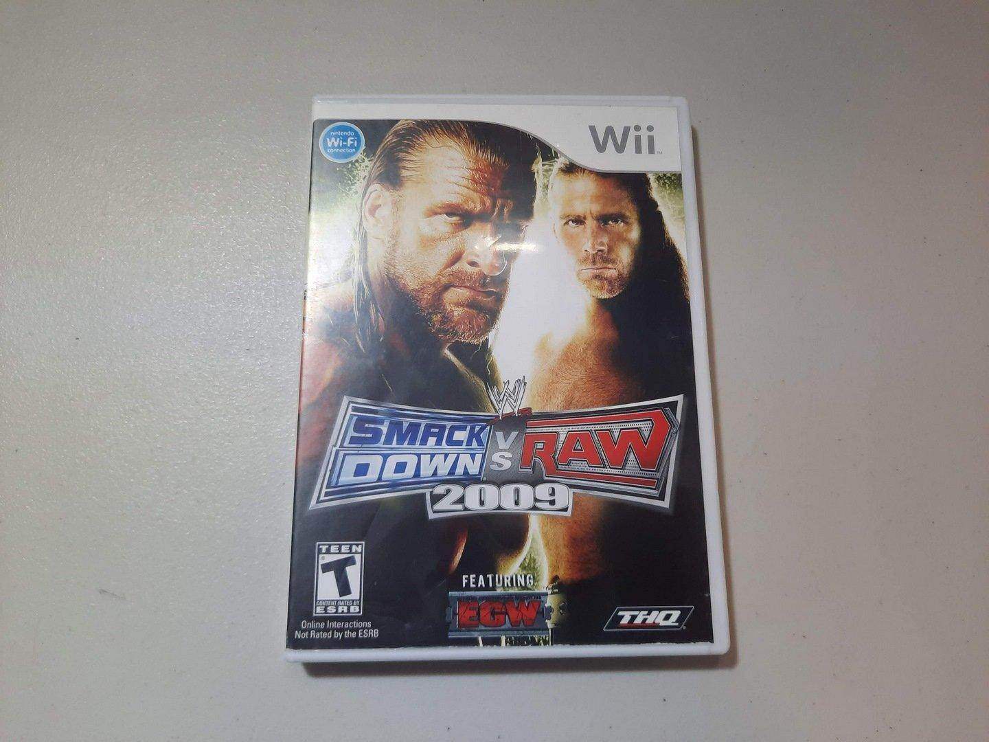 WWE Smackdown vs. Raw 2009 Wii (Cib) -- Jeux Video Hobby 